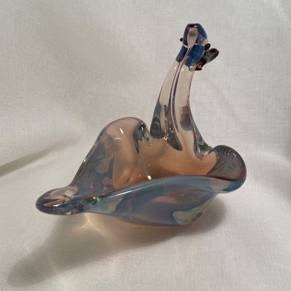 Vintage Murano Glass Duck Bowl – Hand-Blown Venetian Art Glass Italy - Picture 4 of 15